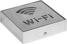 Светильник аккумуляторный Feron Wi-fi EL51 220В АС / 3,6В/360mAh DC Серебро 110х110х20мм картинка 